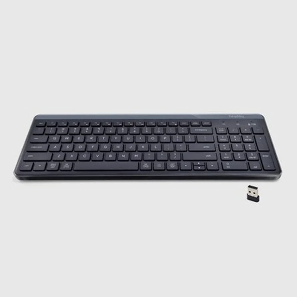 Heyday Bluetooth Wireless Keyboard Multi-Device USB Dongle Midnight Blue Quiet